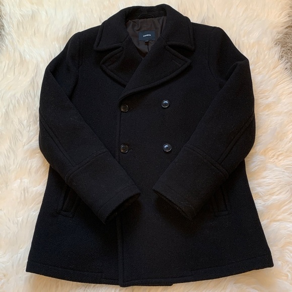 Men’s Express Peacoat Size M - Picture 16 of 16